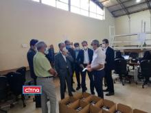معاون برنامه‌ریزی وزارت ارتباطات از خط تولید مودم‌های اتصال صنعت میانه در پارک سجاد بازدید کرد
