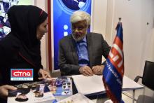 حضور دکتر عارف در غرفه‌ی "سیتنا" در ایران تلکام 2017 (+تصاویر)