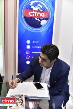 تصاویر/ حضور دکتر مهدی فقیهی در غرفه‌ی "سیتنا" در ایران تلکام 2017