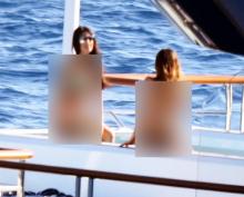 عکس‌های لو رفته از دختران نیمه عریان کشتی شاهزاده‌ی سعودی!