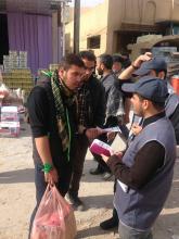 گزارش تصویری/ ارائه‌ی خدمات ارتباطی رایتل به زائران اربعین