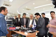 بازدید معاون علمی و فناوری ریاست جمهوری از نمایشگاه محصولات فضایی (+تصاویر)