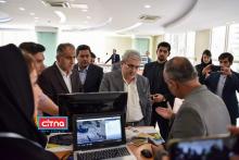 بازدید معاون علمی و فناوری ریاست جمهوری از نمایشگاه محصولات فضایی (+تصاویر)