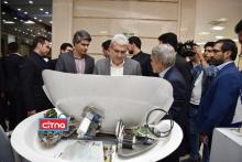 بازدید معاون علمی و فناوری ریاست جمهوری از نمایشگاه محصولات فضایی (+تصاویر)