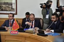 گزارش تصویری/ آغاز اجلاس چهارجانبه‌ی وزرای ارتباطات ایران، روسیه، ترکیه و جمهوری آذربایجان در تهران