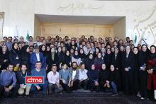 گزارش تصویری/ آیین تجلیل از خبرنگاران با حضور رئیس مجلس شورای اسلامی