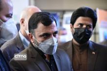 گزارش تصویری/ بازدید وزیر ارتباطات از نمایشگاه کنفرانس شبکه ملی اطلاعات و توسعه پایدار 