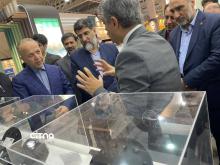 تصاویر بازدید تعدادی از مدیران ارشد کشور از پاویون محصولات فناورانه در نمایشگاه تلکام 
