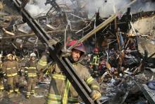 گزارش تصویری "سایت یاهو" از آوار برداری ساختمان "پلاسکو"