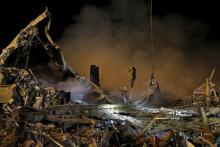 گزارش تصویری "سایت یاهو" از آوار برداری ساختمان "پلاسکو"