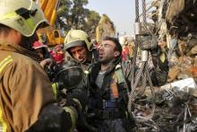 گزارش تصویری "سایت یاهو" از آوار برداری ساختمان "پلاسکو"