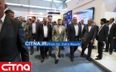 گزارش تصویری سیتنا/ بازدید دکتر واعظی از سالن شرکت مخابرات ایران در نمایشگاه تلکام