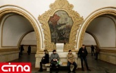 گزارش تصویری/ متروی شکوهمند مسکو تحت پوشش wifi