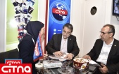 حضور مدیرعامل شرکت مخابرات ایران در غرفه‌ی "سیتنا" در نمایشگاه تلکام 2017